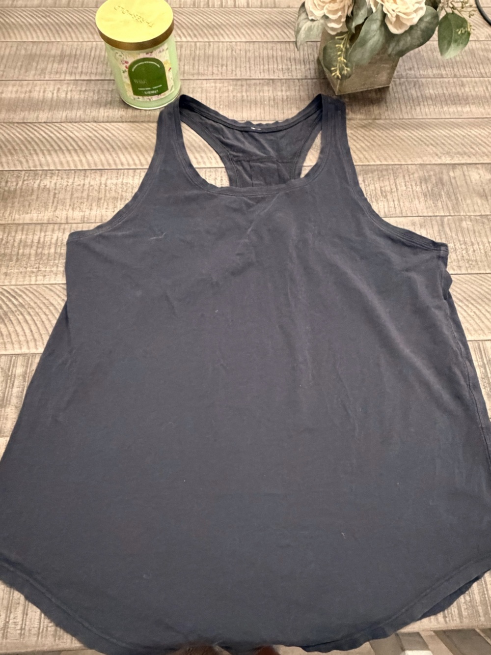 Lululemon Black Racerback Tank Top